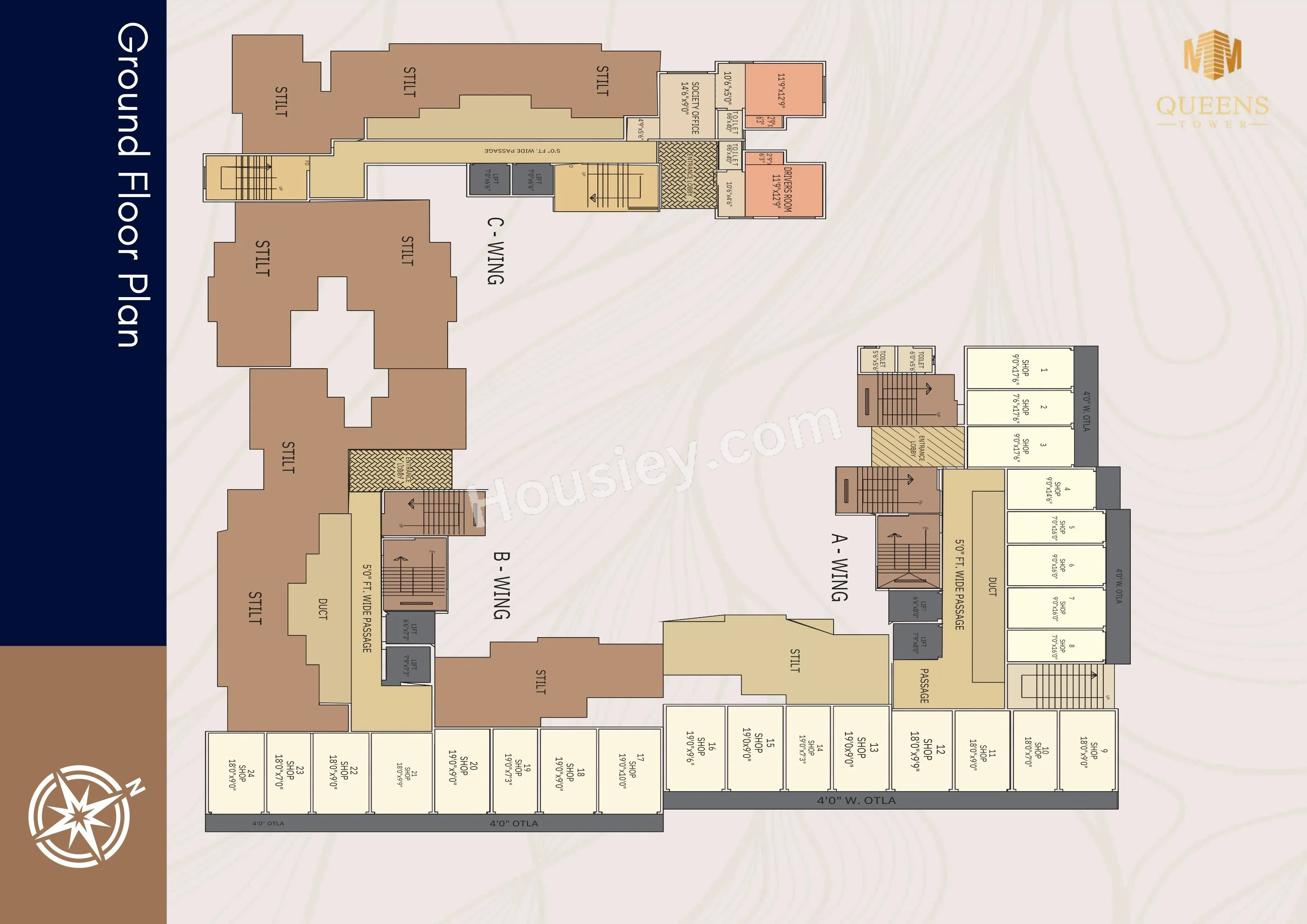Queens Tower Phase 1 Floor plan 3